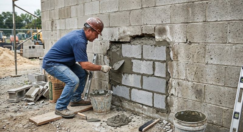Cement Block Repair