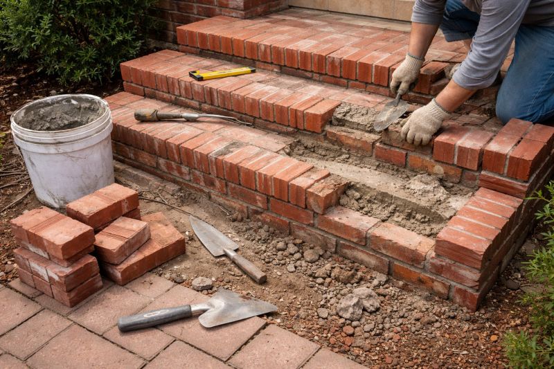 Brick Stairs Repair in Stanwood, WA