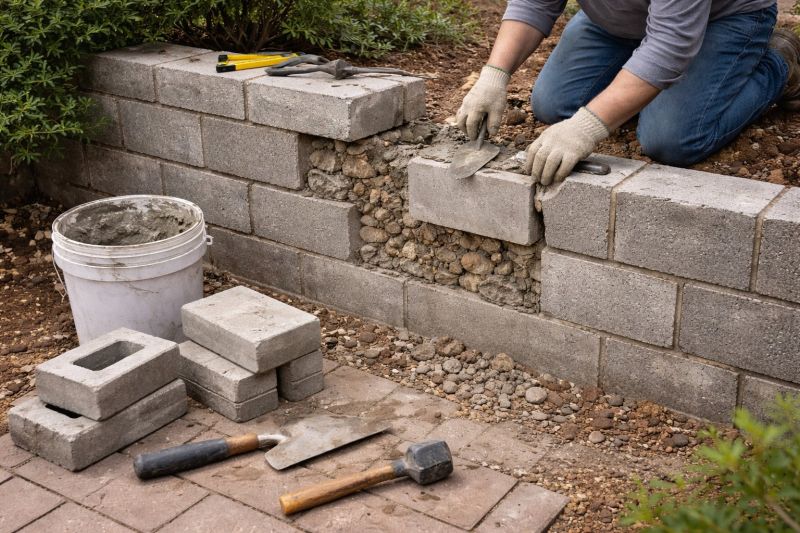 Block Wall Repair in Mount Vernon, WA