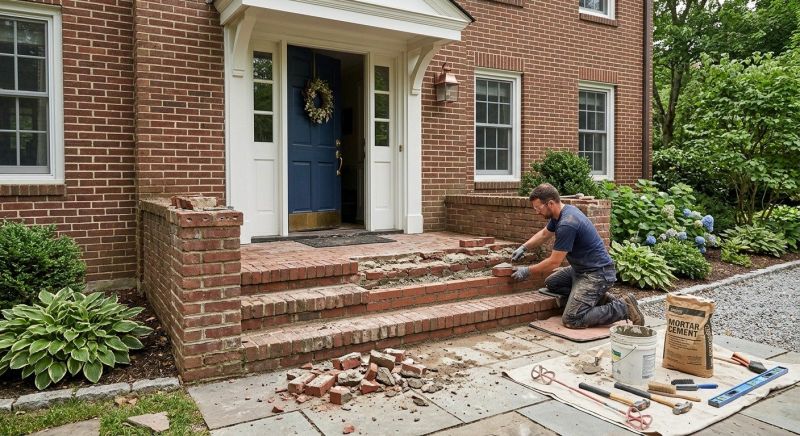 Brick Flatwork Repair in Island County, WA