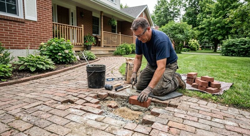 Brick Flatwork Repair in Skagit County, WA
