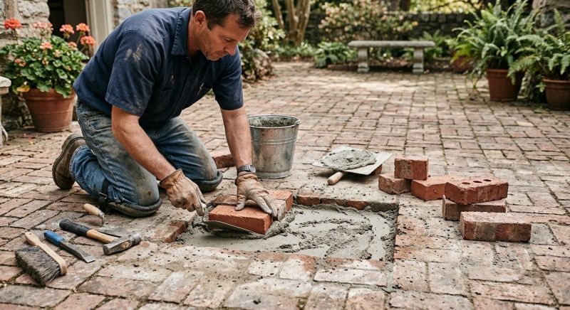 Brick Flatwork Repair in Stanwood, WA