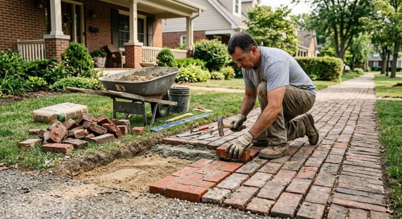 Brick Flatwork Repair in Stanwood, WA