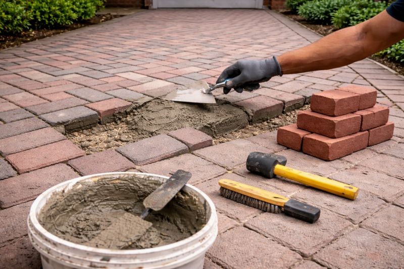 Brick Hardscape Repair in Skagit County, WA
