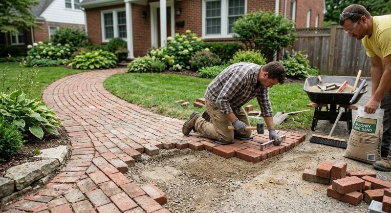 Brick Hardscape Repair in Skagit County, WA