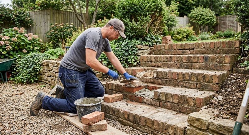 Brick Stairs Repair in Island County, WA