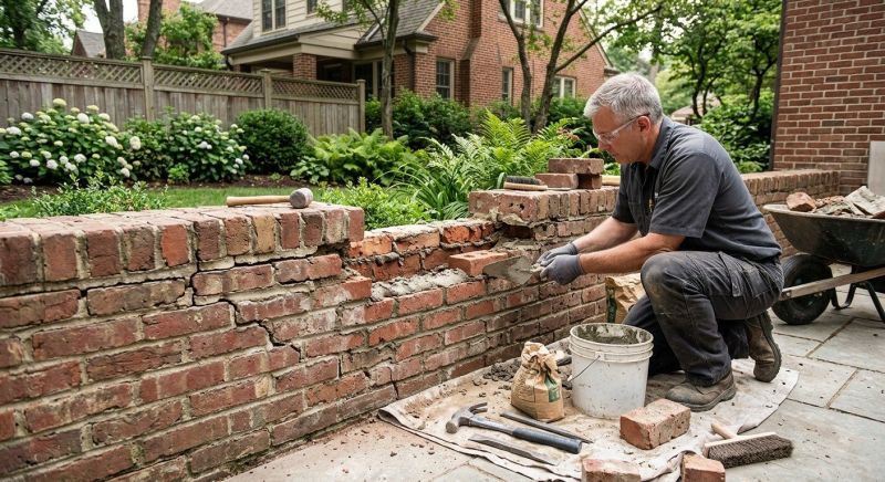 Brick Wall Repair in Mount Vernon, WA