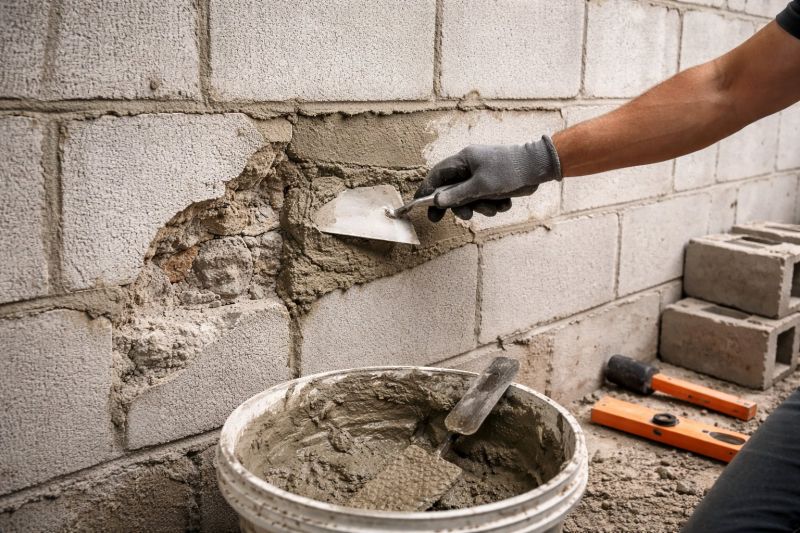 Cinder Block Wall Repair in Mount Vernon, WA