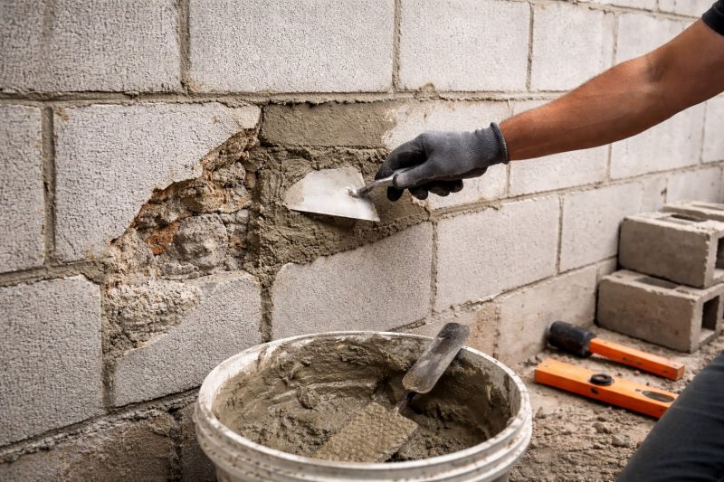 Concrete Block Repair in Burlington, WA