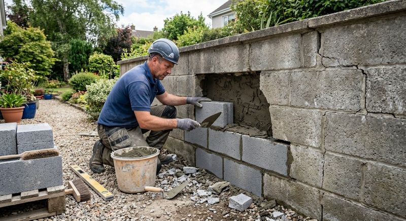 Concrete Block Repair in Oak Harbor, WA