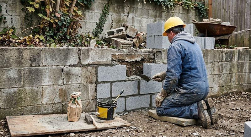 Concrete Block Repair in Stanwood, WA