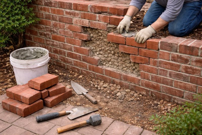 Masonry Wall Repair in Skagit County, WA