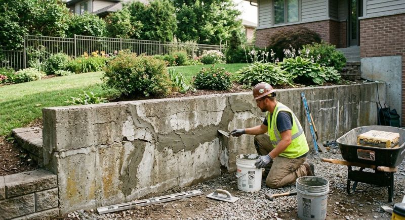 Retaining Wall Repair in Anacortes, WA