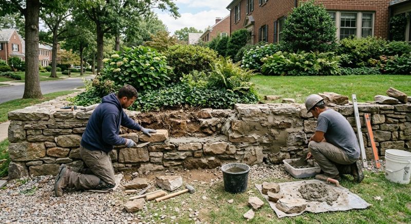 Retaining Wall Repair in Anacortes, WA