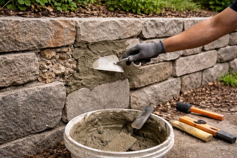 Rock Wall Repair in Skagit County, WA
