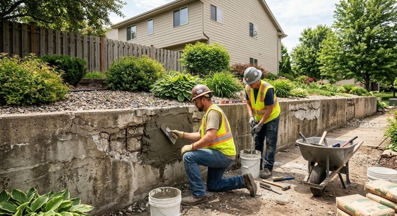 Rock Wall Repair in Skagit County, WA
