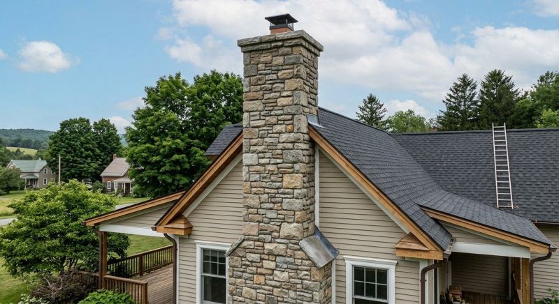 Stone Chimney Installation in Arlington, WA