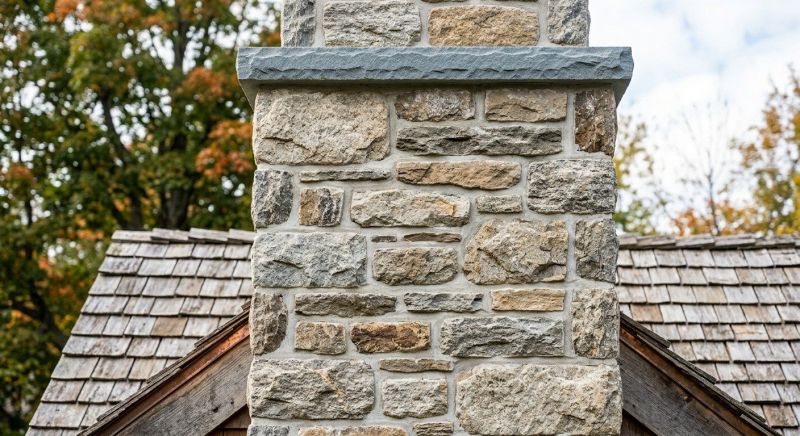 Stone Chimney Installation in Skagit County, WA