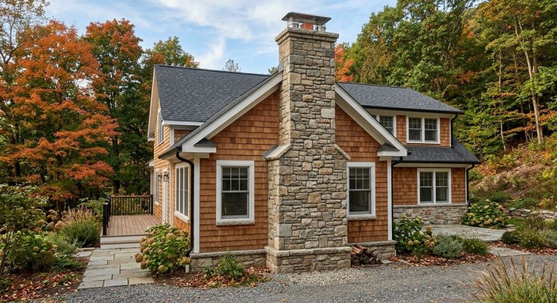 Stone Chimney Installation in Oak Harbor, WA